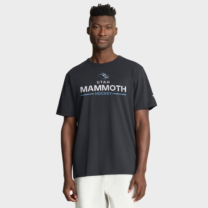 Black Utah Mammoth Authentic Pro Primary T-shirt